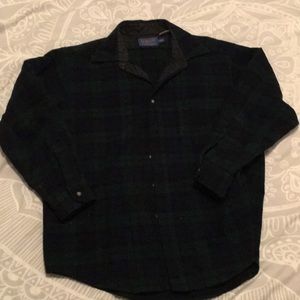Pendleton wool plaid  flannel shirt